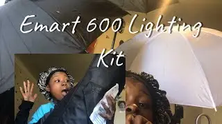*Unbox| Emart 600W umbrellaContinuous Lighting Kit