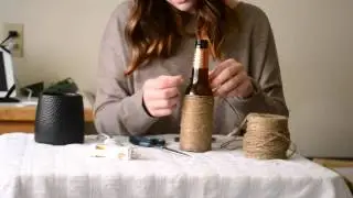 Upycle: DIY Rustic Jute Vase