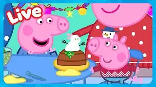 🔴 LIVE! CHRISTMAS With George Pig 🎅🏻 Winter Holiday Fun 🎄 Peppa Pig FULL EPISODES | Kids Cartoons