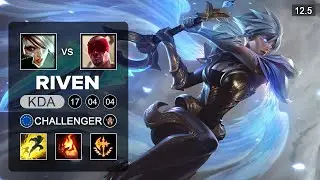 Riven Top vs Lee Sin - EUW Challenger - Season 12 Patch 12.5