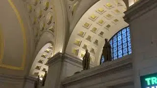 Architecture Union Station bus terminal Washington DC