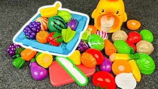 Unboxing New Toys and Cutting Toy Food with Velcro | Educational Video for Kids