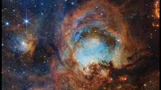 Zoom into Cat's Paw Nebula (NGC 6334) | 5,500 light-year away | James Webb Space Telescope
