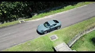 Drone 4K @ Porsche 718 Cayman, Singapore 🇸🇬