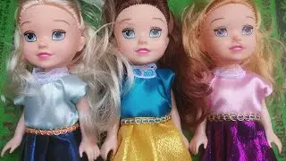 Mini Barbie dolls | Three Little Sister Unboxing and Review |Miniature Doll video