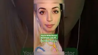 ASMR - Doctor visit but it feels a little off... #shorts