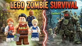 Zombie Survival: Inferno at FunWorld| LEGO Zombie Apocalypse| FULL Episode 14