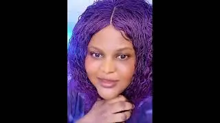 Purple Braided Wig Transformation | Loosening Big Waves for a Sleek, Lightweight Look 