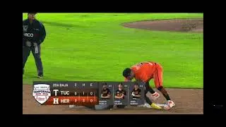The starter for Hermosillo gets a standing o cause he almost gave up 0 to TBC on Friday night