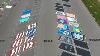 Macon County High School Senior 2020 Parking Space Artwork