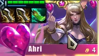 Ahri KDA ⭐⭐gain Full Crit |  TFT SET10 RANKED
