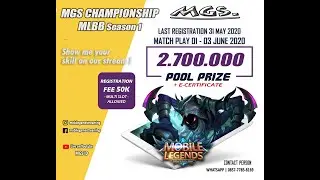 Mobile Legends Grand-Final POKE PRIDE VS SLR A (MGS Championship Season 1)