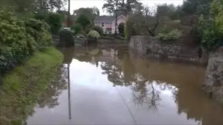 Denbigh Brookhouse flood - Storm Babet