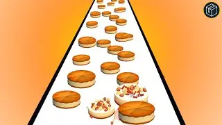 Cake Stack Gameplay Level 4-5 | Cake Stack Android iOS Game #arcadeboxgaming