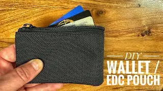 Sewing a pocket wallet / pouch - MYOG - DIY - EDC
