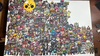 Drawing EVERY Brawl Stars Skin - Man-O-War Doug