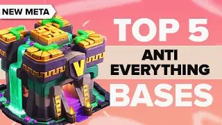 TOP 5 TH14 Anti Everything Bases 2025 | Best War, Trophy, Farming & Hybrid Layouts with Links