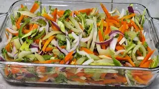 La ensalada de vegetales que todos han solicitado!