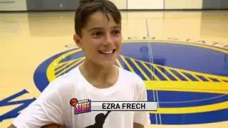 Ezra Frech Gives Motivational Speech to Warriors