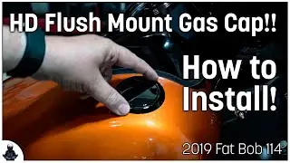Mods | How to install an HD flush mount fuel cap on a Fat Bob (or other Harley-Davidson)