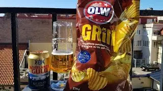 Обзор Olw Grill Chips & Spendrups Norrlands Guld Export Lager