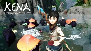 Kena: Bridge of Spirits Free Roam Gameplay! Kena Swimming Gameplay! (PS5 4K 60fps)