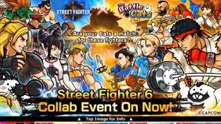 Jogando o Evento do Street Fighters 6 no Easy - The Battle Cats