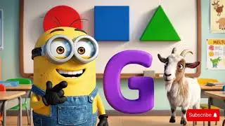 Learn A to Z with Minion 🍌📚 | Alphabet Learning with Animals | Kids Cartoon World