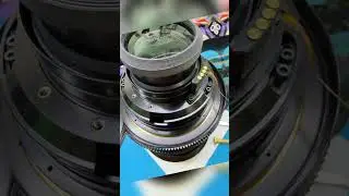 تفكيك وصيانة وتجميع عدسة سينمائية احترافية  Cooke&ndash; 18mm S8 FF &ndash; داخل مركز Camera Repair Egypt
