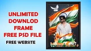 DOWNLOAD FREE PSD FILE  ll Customized Photo Frame Design ll Collage photo frame ll independence day