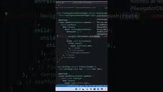 Floating Action Button in Flutter(push operation) - Flutter #shorts