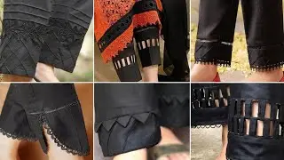 🖤✨ Latest Black Trouser & Capri Designs 2025 | Stylish Pant & Plazo Ideas 👗💫