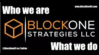 BlockOne - Who We Are and What We Do