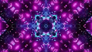1 Hour 4K Ultra Ultraviolet Sci-Fi Kaleidoscope VJ Loop 🟣🔮 &ndash; Hypnotic Visuals
