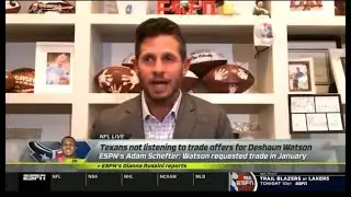 Dan Orlovsky reacts to Deshaun Watson tells head coach he will not play for Texans