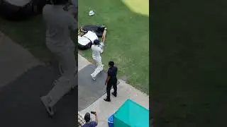 Virat Kohli come for batting in Saurashtra cricket association stadium Rajkot.