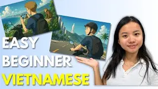 【Vietnamese Listening Practice】 Peter rents a motorbike and visits Lady Buddha - Upper Beginner