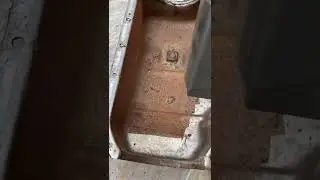 Removing serious oil pan rust - Laser cleaning machine #laser #lasercleaning