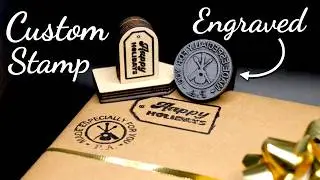 Making Rubber Stamps with a Laser Engraver | Custom Handle & Ink Stamp Design