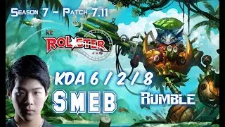 KT Smeb RUMBLE vs FIORA Top - Patch 7.11 KR Ranked