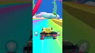 Sky High 🤩 Crazy Fast Car Racing Stunt Gameplay #Shorts Part-28