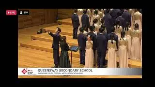 [SYF 2023] QUEENSWAY SECONDARY CHOIR - CANTATE DOMINO, FALL, SLOW TEARS
