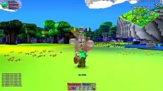 Cube World, Ranger LVL 9 VS Ogre, No Heal, 1 Damage