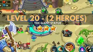 King of Defense: Level 20 (2 HEROES) / THE GIANT STATUE / with basic heroes