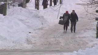 Pedestrian safety is prioritized in Connecticut after snowstorm strikes state