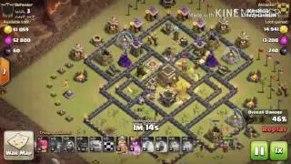 Th9 Goho Strategy Th9|vs|Th9 ⭐⭐⭐| Low level Heroes | Clash Of Clans
