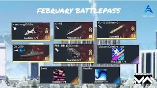 February BattlePass - Alpha Test 0.101.0 - Modern Warship 