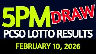 Lotto Result Today 5pm draw February 10, 2026 PCSO