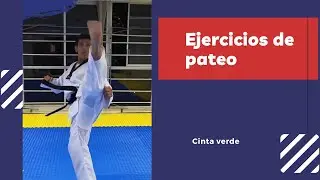 Ejercicio de pateo Cinta Verde Taekwondo #BlueMatAcademy