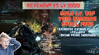 Revenant Solo Void Cap Lv.9999 Void Cascade | Grimoire Thrax Killer | Okina Incarnon | Fellarx